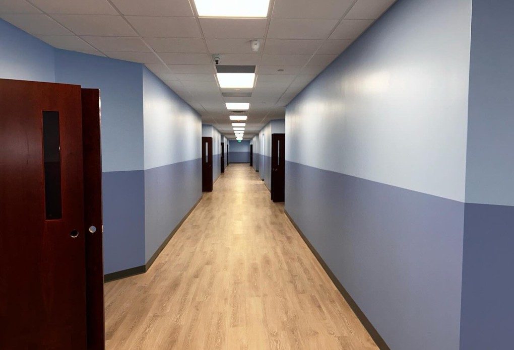 Flooring at Global Academy by Hodge Floors