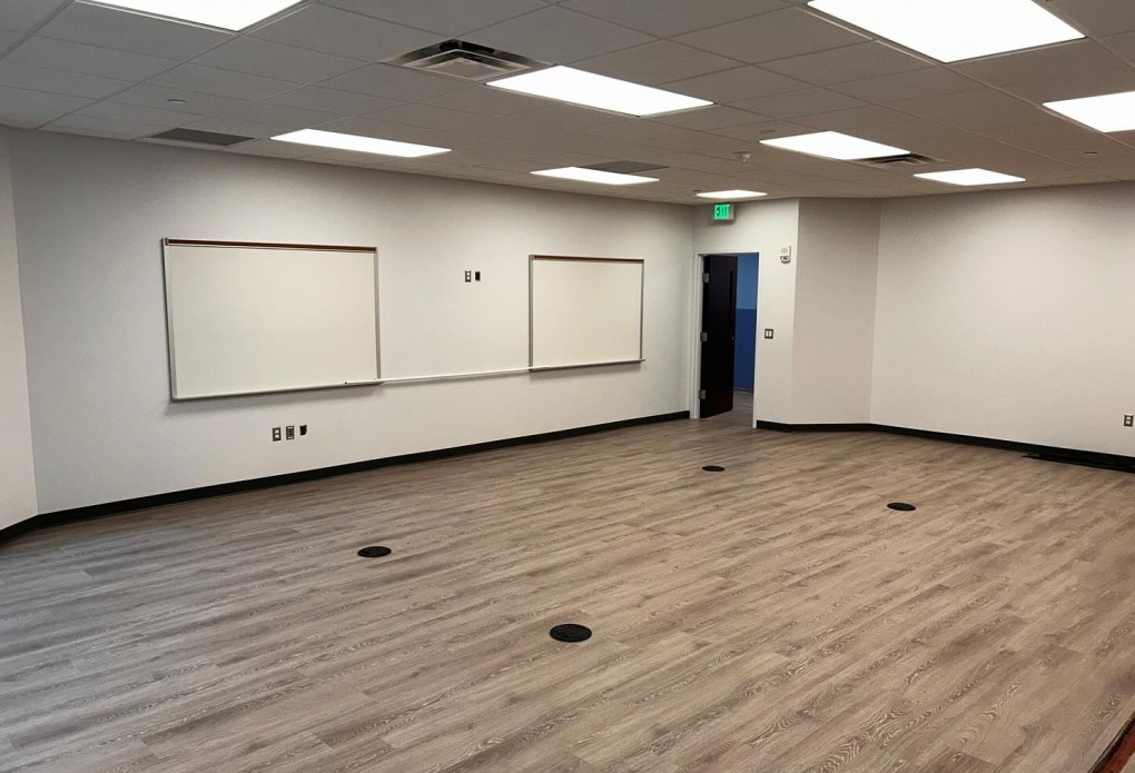 Flooring at Global Academy by Hodge Floors