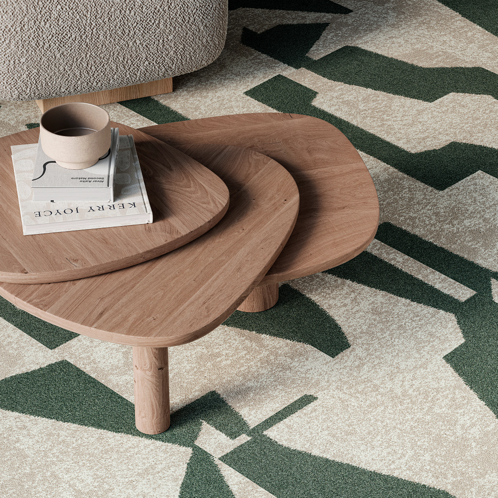 Green Pattern Commercial Workspace