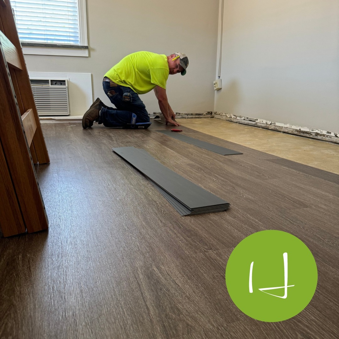 @converseuniversity students are back in session, and we're thrilled they're enjoying the upgraded Andrews Dorm! It was an honor for Hodge Floors to install Shaw Luxury Vinyl Tile flooring this summer, creating a fresh and inspiring space for hard-working students.