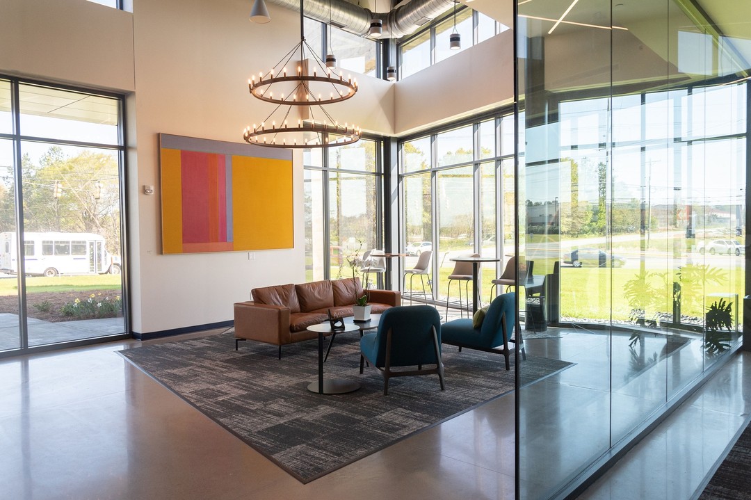 Our team at Hodge Floors recently worked on flooring for @morgan_corp 's headquarters located in Duncan, SC. Check out the link in our bio for more details.

#flooring #hodgefloors #officeflooring
