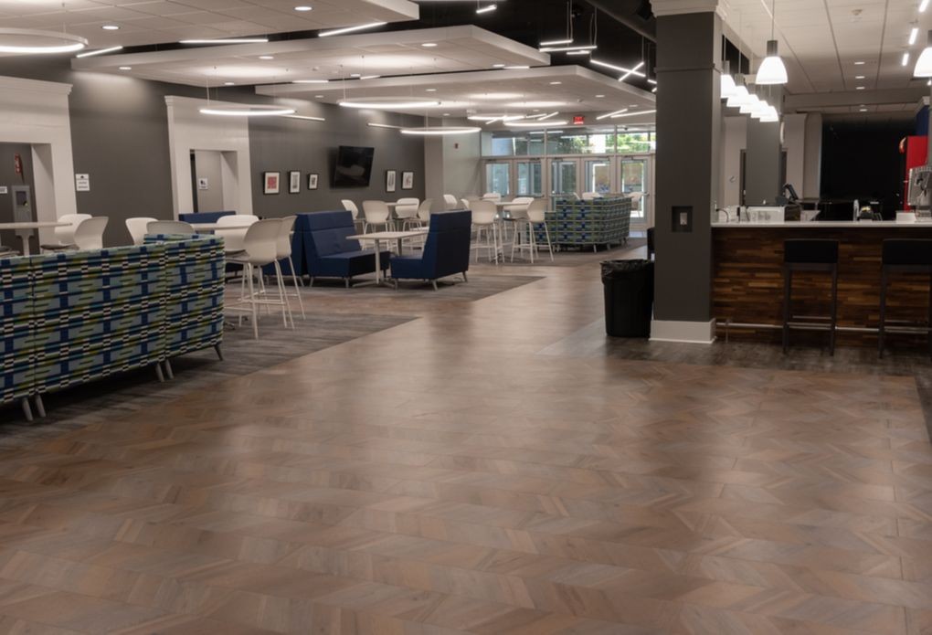 New floors for Wofford’s Mungo Student Center